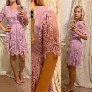 Boutique Lace Dress Mini